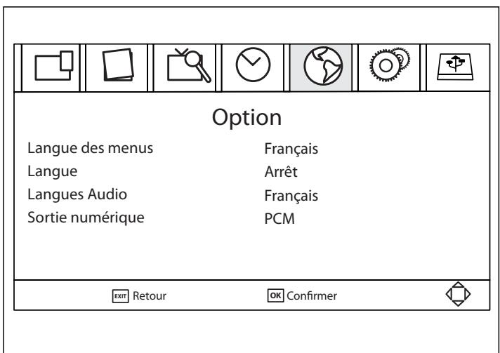 ESSENTIELB PLATINIUM HD - Menu Option - 1