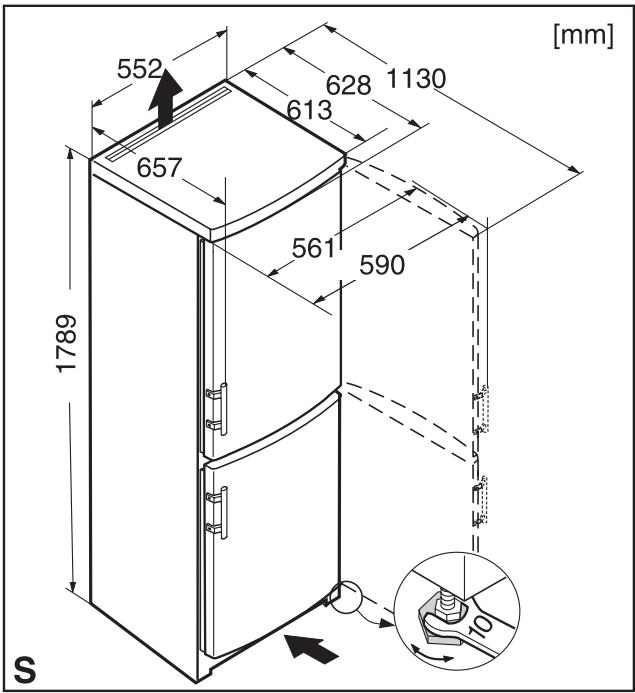 LIEBHERR CUN 3021 - Inbouw in het keukenblok - 1