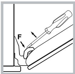 SCHOLTES SCHO 1037ES P - ! The door of LED INSIDE models cannot be removed. - 2