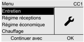 VIESSMANN VITOTROL 300A - Interrogier le message d'entretien (suite) - 1