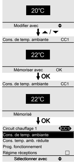 VIESSMANN VITOTROL 300A - Comment utiliser la commande à distance (suite) - 3