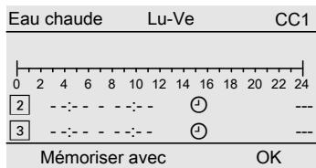VIESSMANN VITOTROL 300A - Supprimer une plage horaire - 1