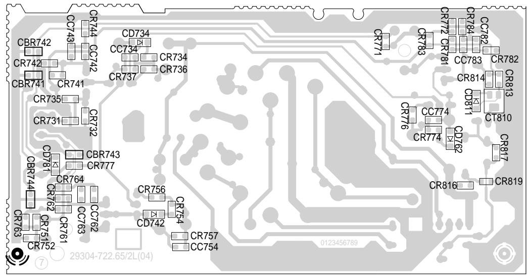 GRUNDIG CUC 7303 F - Oscillogrammes du chassin / Oscillograms Chassis - 5