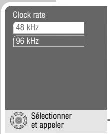 GRUNDIG GDP 3570 - Sélection de la fréquence d'échantillonnage - 1