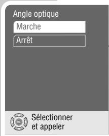 GRUNDIG GDP 9550 - Activation/désactivation du mode angle de vue - 1