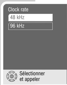 GRUNDIG GDP 9550 - Sélection de la fréquence d'échantillonnage - 1