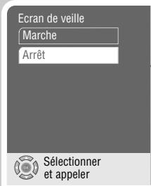 GRUNDIG GDP 9550 - Activation de l'économisateur d'écran - 1