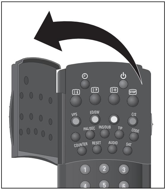 GRUNDIG GV 500 SV - Les deux niveaux de la télécommande - 1