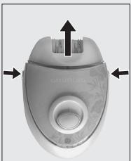 GRUNDIG LE 7940 DAMENEPILIERER, A/N SHAVER - Attention - 1