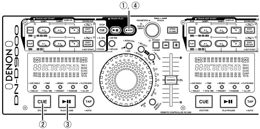 DENON DN-D9000 - ALPHA-MODE (Contrôle Alpha-Track) - 1