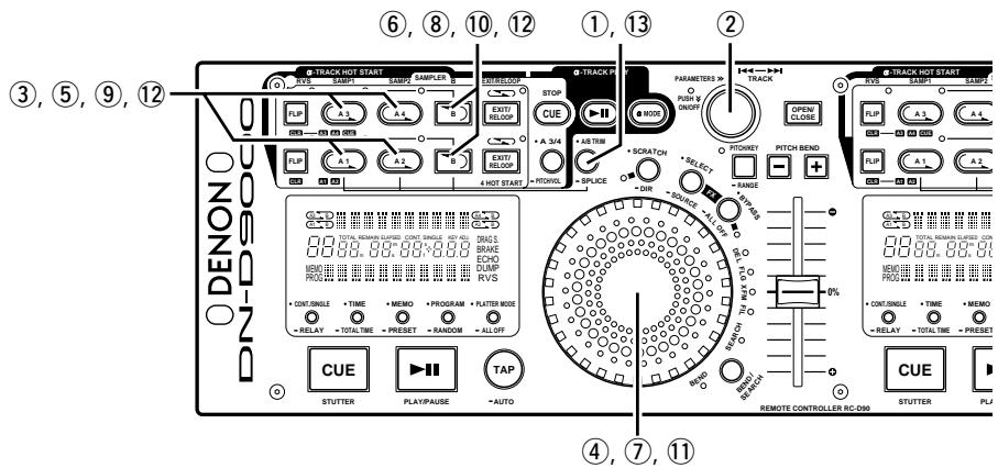 DENON DN-D9000 - A/B Trim - 1