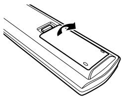 DENON DN-U100 - Insertion des piles - 1