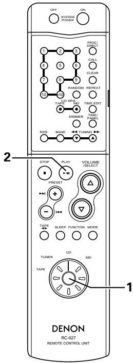 DENON DCD-F101 - Automatische inschakelfunctie (wanner eingesloten op componenten van de D-F101-reeks) - 1