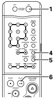 DENON DCD-F101 - Redigeringsfunktioner (vid anslutning med andra componenter i DRA-F101 och DRR-F101) - 4