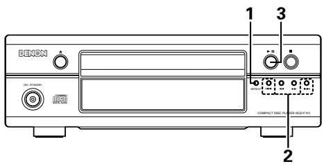 DENON DCD-F101 - [One-track Repeat] - 1
