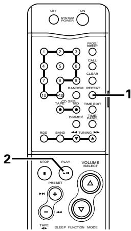 DENON DCD-F101 - Reproducir todas las pistas varias vezes - 2