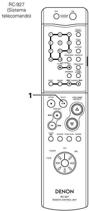 DENON DCD-F101 - Selezione automatica della funzione ( quando avete collegato l'unità allaserie D-F101) - 2