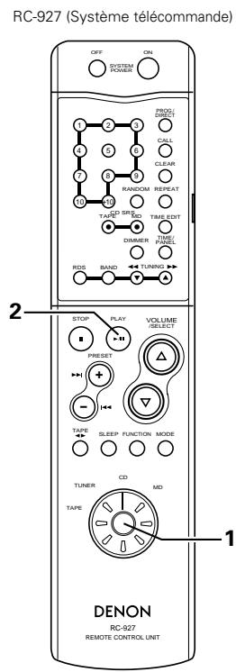 DENON DCD-F101 - Fonction de mise sous tension automatique (lorsque connecté aux composants de la série d-f101) - 1