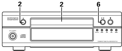 DENON DCD-F101 - Funzioni di editing (quando avete collegato l'unità alla DRA-F101 e DRR-F101) - 2