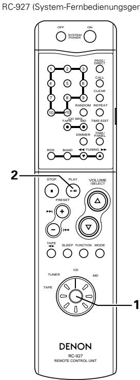DENON DCD-F101 - Autom. Einschaltfunktion (bei Anschluss an Komponenten der D-F101-Serie) - 1