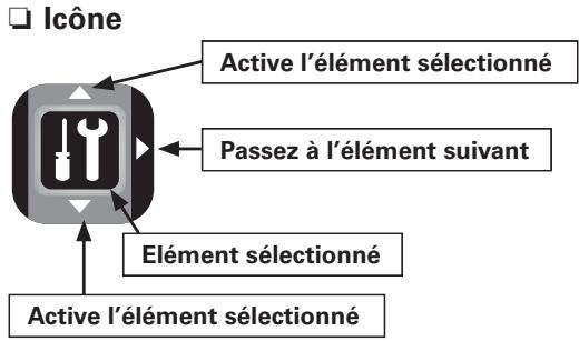 DENON S-302 - Affichage de la position du curseur - 1