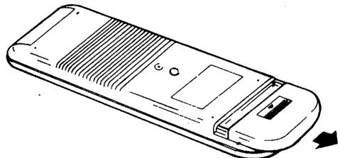 DENON DAP-2500 - Insertion des piles - 1