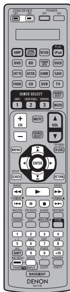 DENON AVR-A100 - TV-Gerätebedienung - 1
