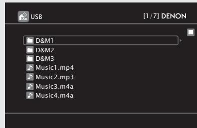DENON AVR-A100 - Drücken Sie NET/USB, um "NET/USB" als Eingangsquelle auszuwahlen. - 2