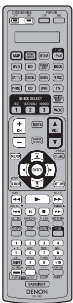 DENON AVR-A100 - Bedienung von Digitaler Videorekorder (PVR) / Videokassetenrekorder (VCR) - 1