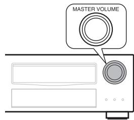 DENON AVR-A100 - Einstellung der Hauptlautstärke - 3