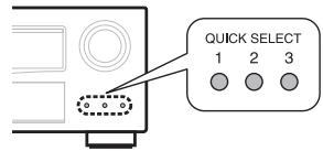 DENON AVR-A100 - Benennt die Einstellungen für Quick Select - 2