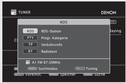 DENON AVR-A100 - RDS-suche - 2