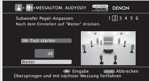 DENON AVR-A100 - Wahlen Sie "Weiter", und drücken Sie anschließend ENTER. - 1