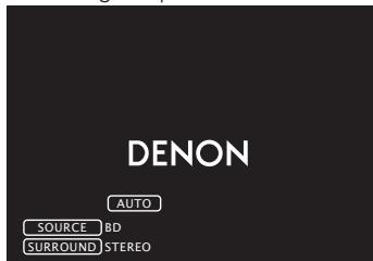 DENON AVR-A100 - Beispiele für die Darstellung auf dem Bildschirm - 2