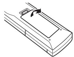 DENON DHT1312BA - Introduzca las pilas suministradas en el mando a distancia - 1