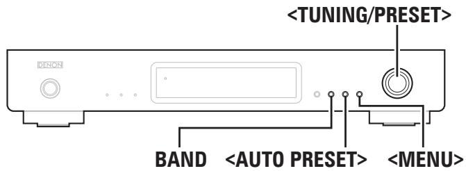 DENON TU-1510AE - Symboles utilisés pour indiquer les touches dans ce manuel - 1