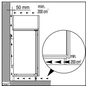 50 mm min. 200 cm² min. 200 cm² D667