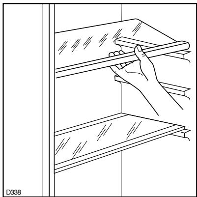 ZANUSSI ZC18/9 1 - Positionnement des balconnets de la contre-porte - 1