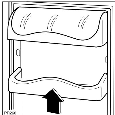 ZANUSSI ZC18/9 1 - Positionnement des balconnets de la contre-porte - 2