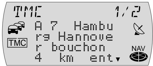 BLAUPUNKT TRAVELPILOT E1 - Lecture d'informations TMC - 3