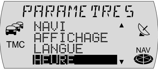 BLAUPUNKT TRAVELPILOT E1 - Réglage de l'heure - 1