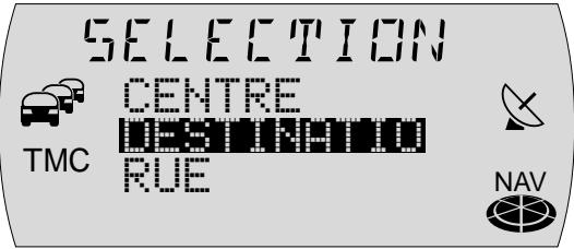BLAUPUNKT TRAVELPILOT E1 - Entrée de la destination - Destination spécifique au lieu de destination - 2