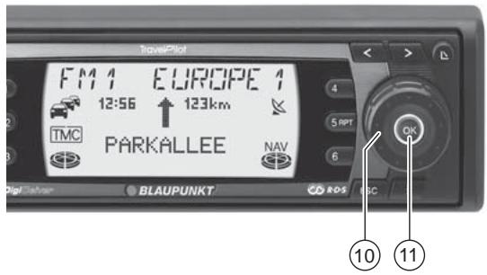 BLAUPUNKT TRAVELPILOT E1 - Sélection et validation de fonctions - 3
