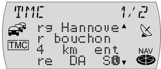 BLAUPUNKT TRAVELPILOT E1 - Lecture d'informations TMC - 4