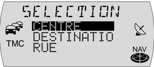 BLAUPUNKT TRAVELPILOT E1 - Entrée de la destination - Centre - 2