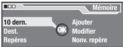 BLAUPUNKT TRAVELPILOT ROME NAV55E - Appeler une destination en mémoire - 1