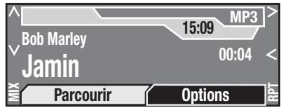 BLAUPUNKT TRAVELPILOT ROME NAV55E - Choisir les morceaux de musique MP3 à partir d'une liste MP3 - 1