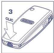 ALCATEL-LUCENT ALCATEL ONE TOUCH 511 - Installer la batterie - 3