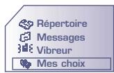ALCATEL-LUCENT ALCATEL ONE TOUCH 511 - Choisir une fonction du MENU - 1