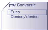 ALCATEL-LUCENT ALCATEL ONE TOUCH 511 - Exemple de conversion en Euro : - 1
